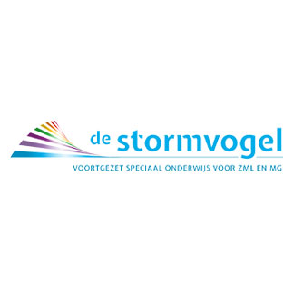 VSO De Stormvogel – speciaal onderwijs Logo VSO De Stormvogel, speciaal onderwijs voor leerlingen met extra behoeften.